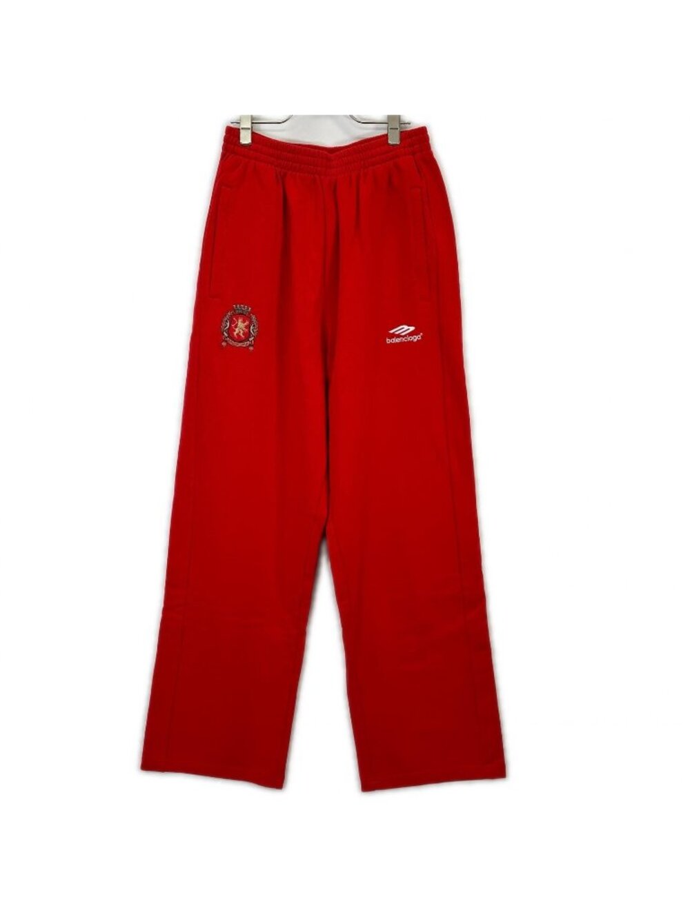 Balenciaga Red Soccer Baggy Sweatpants XS